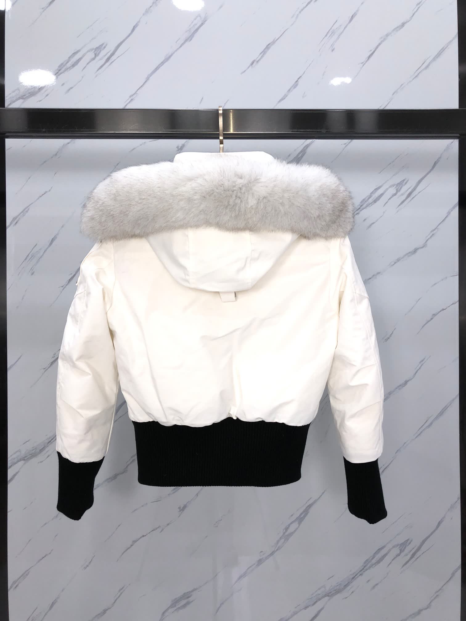 Moose Knuckles Fur-Trim Hooded Bomber Jacket Moose Knuckles Fur-Trim Hooded Bomber Jacket